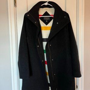 Pendleton Cascade Wool Campbell Coat, S, Charcoal